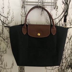 Auth.Longchamp {Small} Le Pliage Top Handle Bag